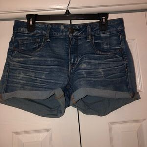 AE super stretch shorts.